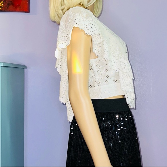 Crochet and lace top - Picture 4 of 11